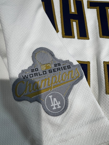Shohei Ohtani Nike Elite Authentic Gold Jersey 2025 World Series Dodgers Size 44