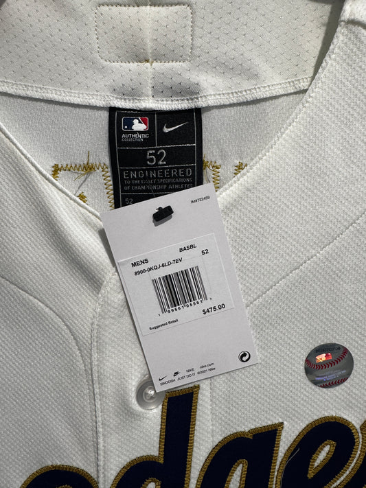 Shohei Ohtani Nike Elite Authentic Gold Jersey 2025 World Series Dodgers Size 52