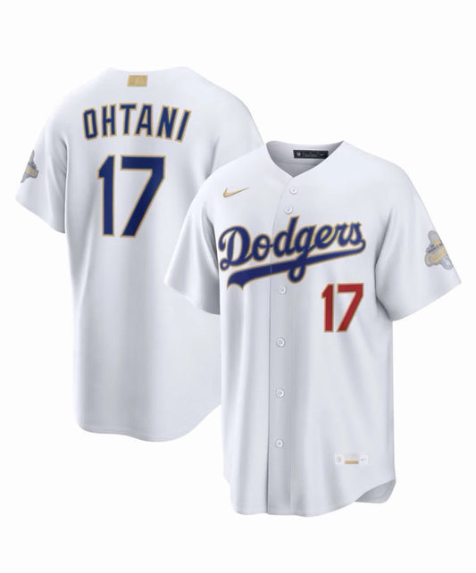 Nike Shohei Ohtani Los Angeles Dodgers 2026 Gold Collection Stadium Jersey